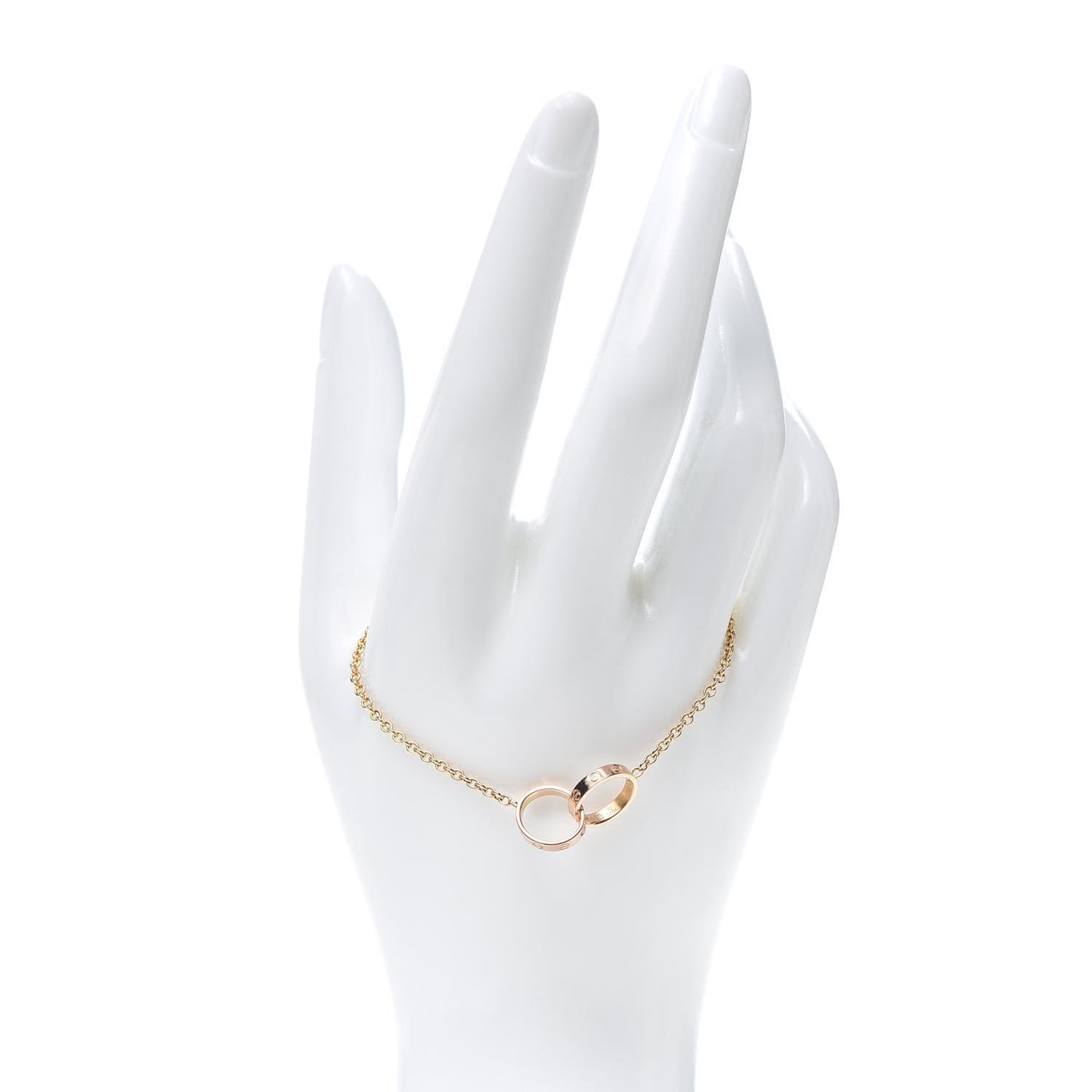 18K Pink Gold Interlocking LOVE Bracelet