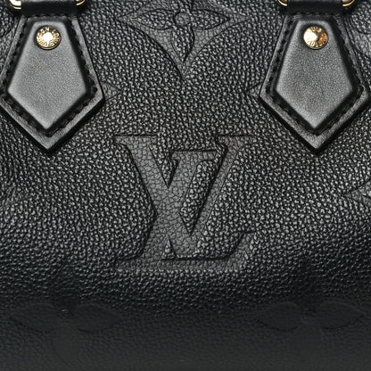 Louis Vuitton Empreinte Monogram Giant Speedy Bandouliere 20 Black 7 of 10