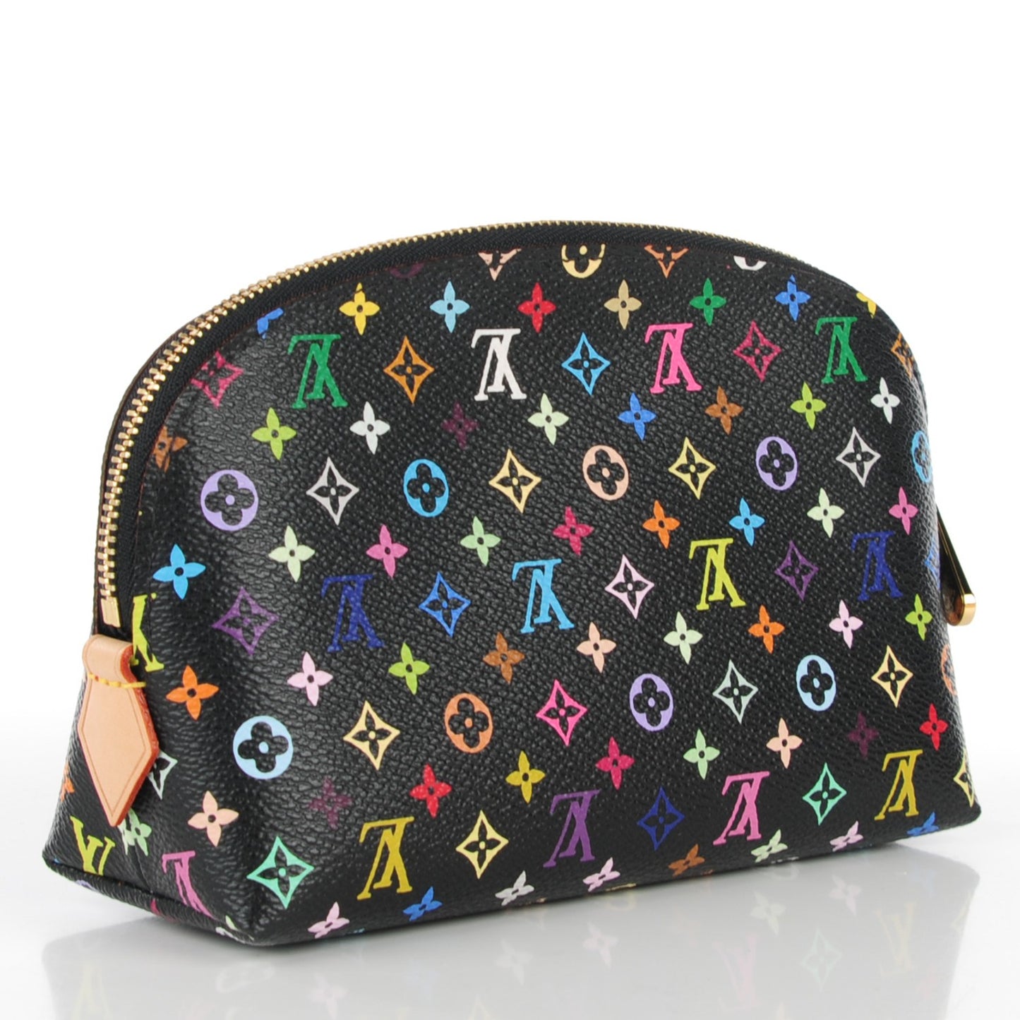 Monogram Multicolor Cosmetic Pouch Black Grenade