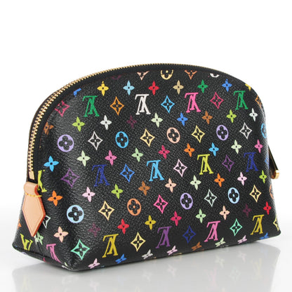Louis Vuitton Monogram Multicolor Cosmetic Pouch Black Grenade 3 of 7