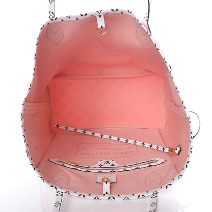Louis Vuitton Monogram Giant Neverfull MM Rouge 6 of 11