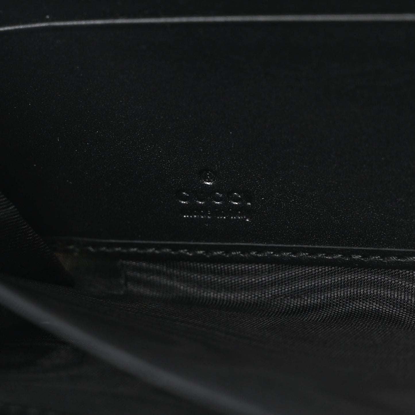 GG Supreme Monogram Moon Calfskin Zip Around Wallet Beige Ebony Black