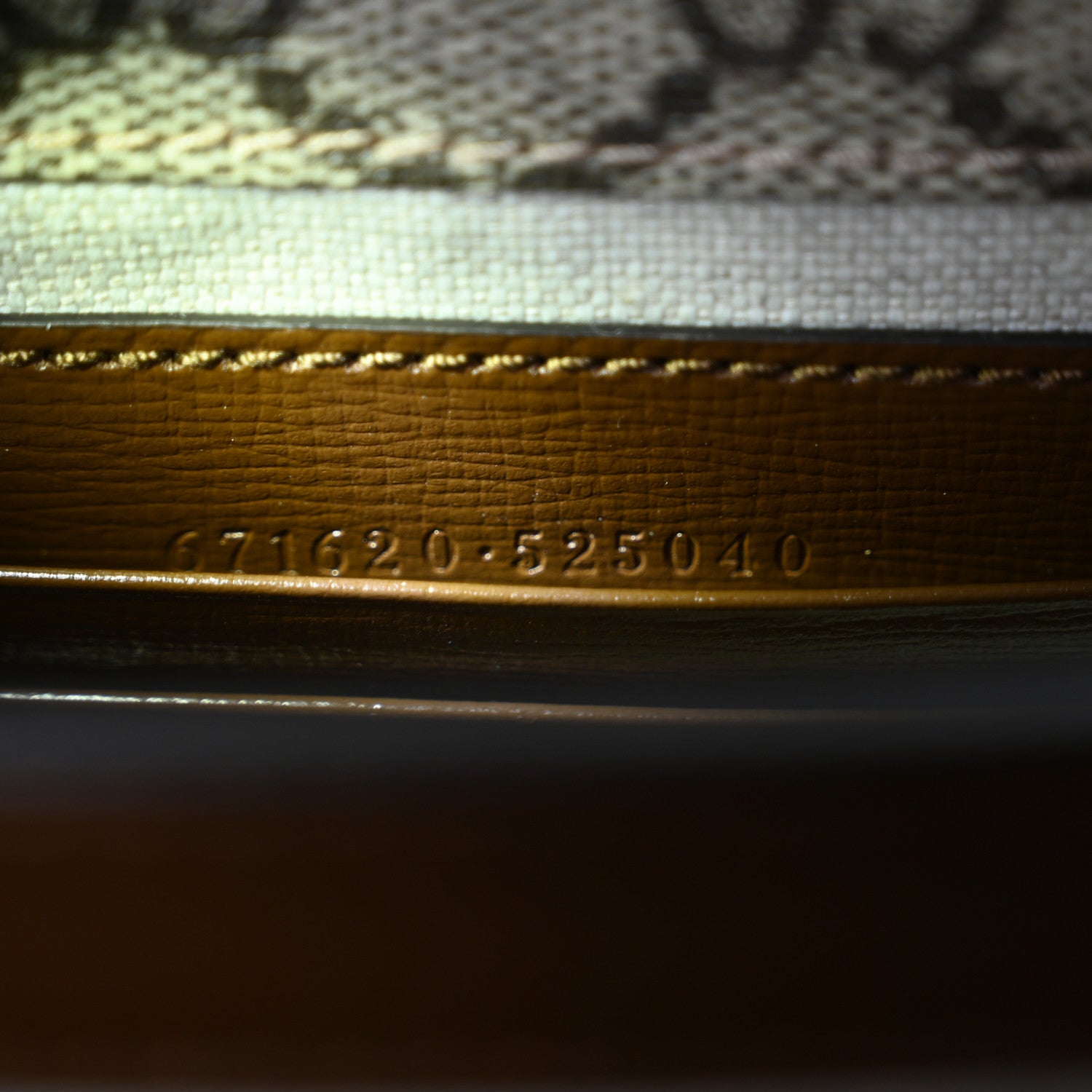 Gucci GG Supreme Monogram Azalea Calfskin Mini Retro Interlocking G Flap Shoulder Bag Beige Ebony Brown Sugar 8 of 11