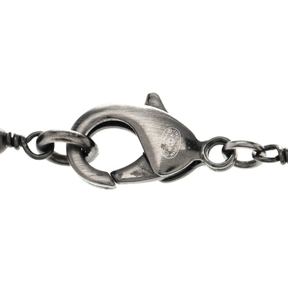 Chanel Bead CC Long Necklace Silver Black 5 of 5