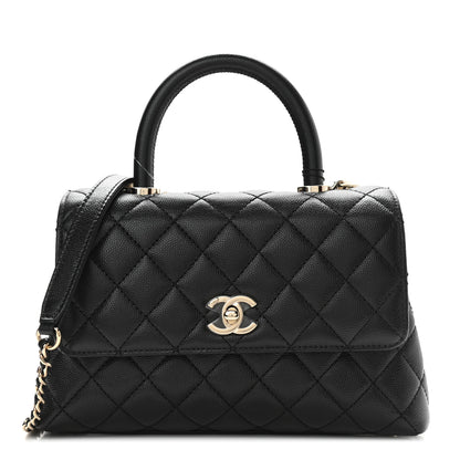 Chanel Caviar Quilted Mini Coco Handle Flap Black 1 of 11