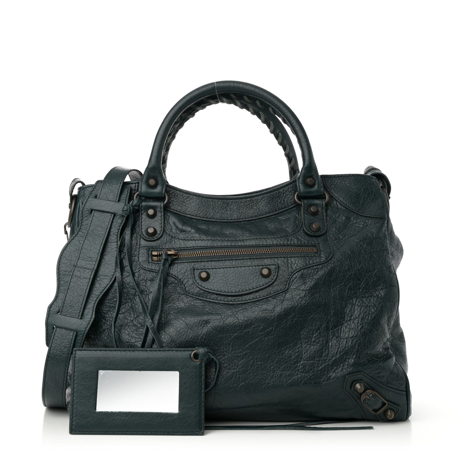 Balenciaga Agneau Classic Hardware Velo Vert Pinede 3 of 12
