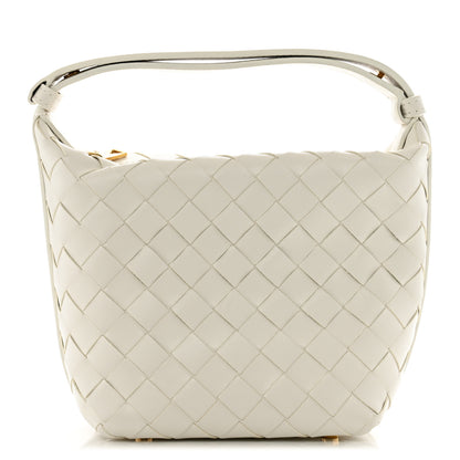Bottega Veneta Calfskin Nappa Intrecciato Candy Wallace White 1 of 11