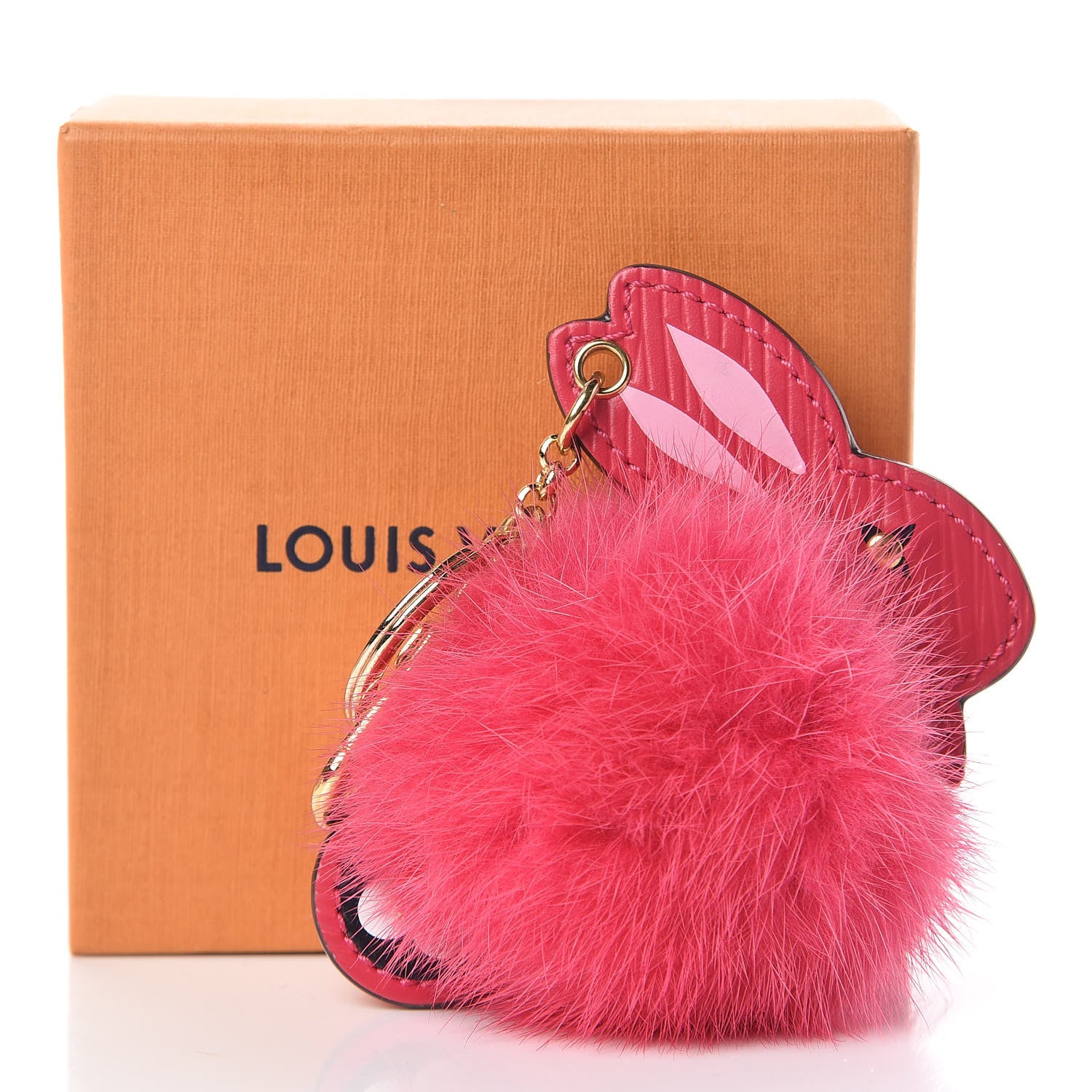 Louis Vuitton Fur Rabbit Bag Charm Key Holder 3 of 3