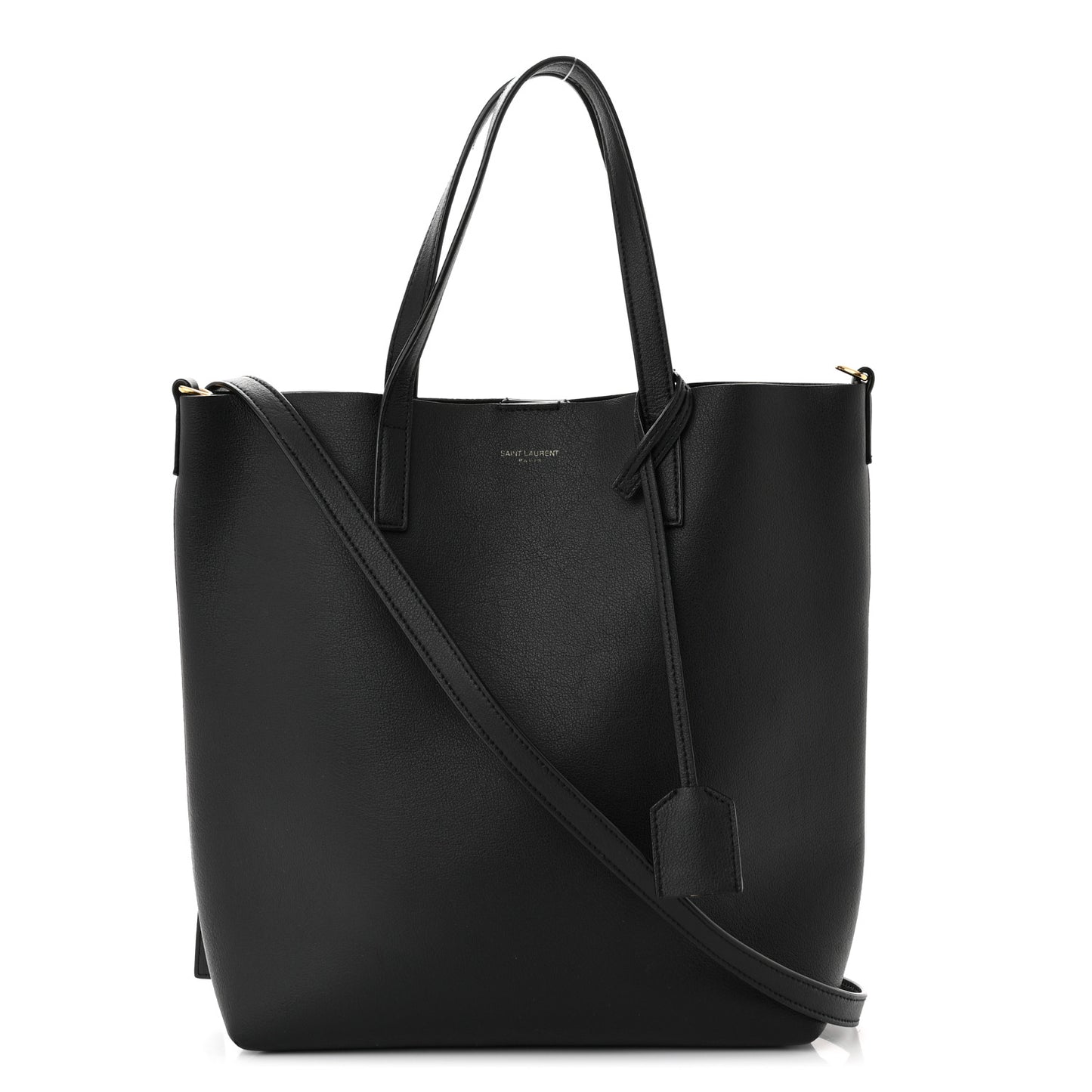 Calfskin Toy Shopping Tote Black
