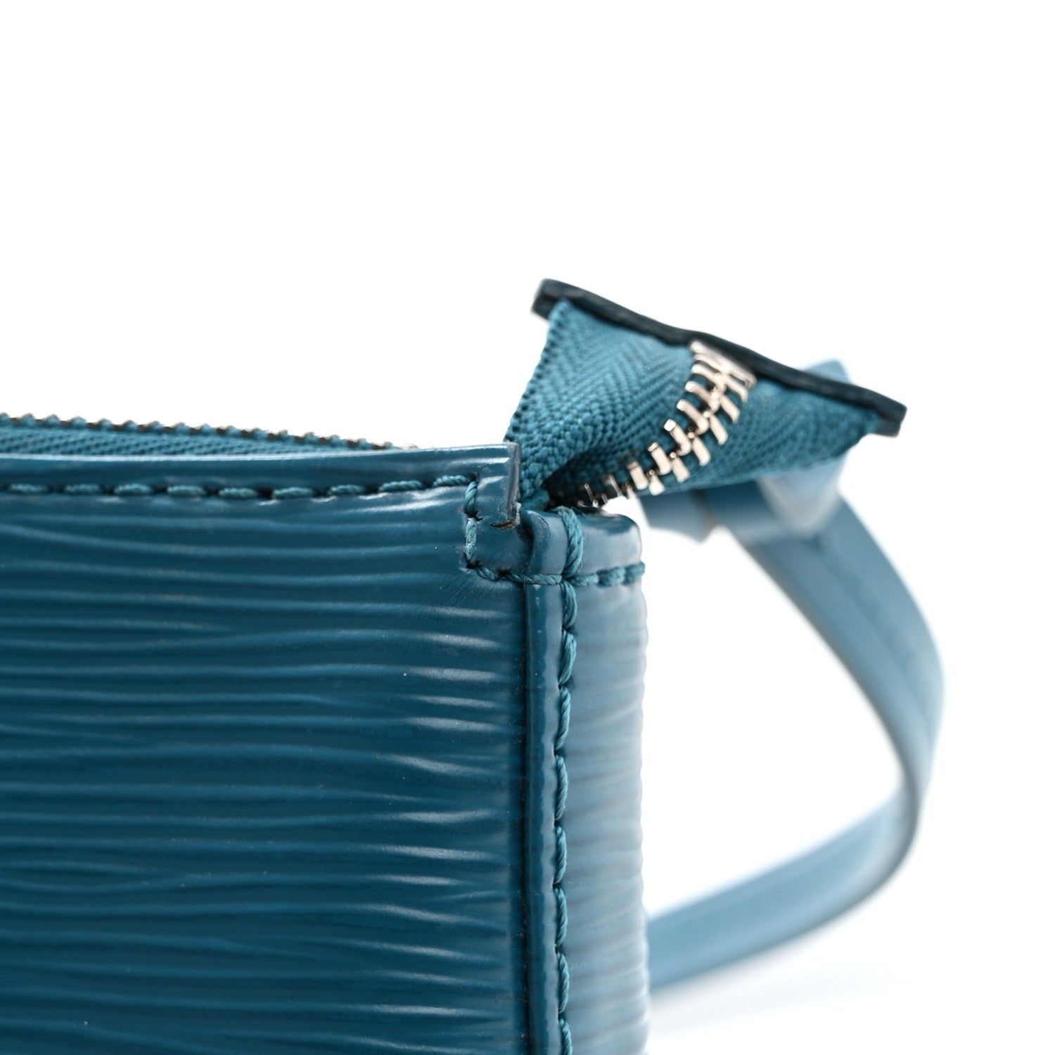 Louis Vuitton Epi Pochette Accessories NM Cyan 12 of 12