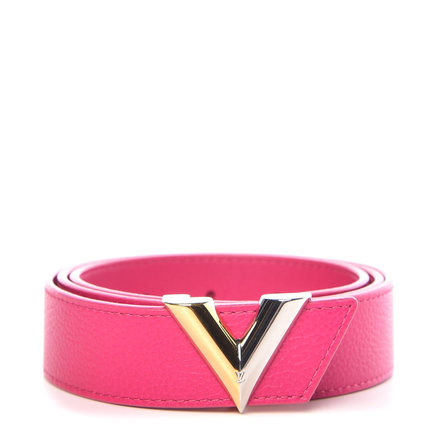 Taurillon Calfskin Essential V 30mm Belt 85 34 Fuchsia