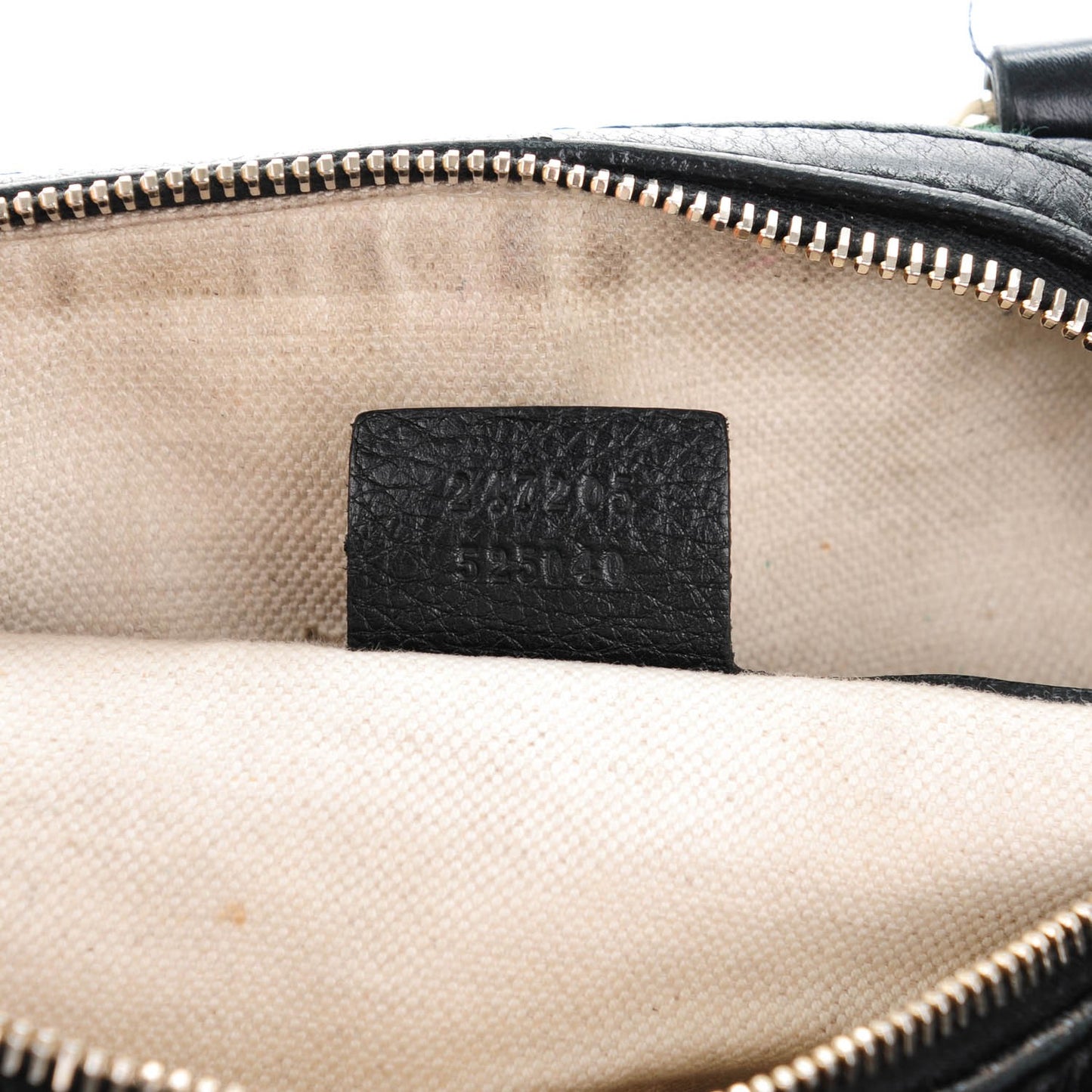 Calfskin Vintage Web Medium Boston Black