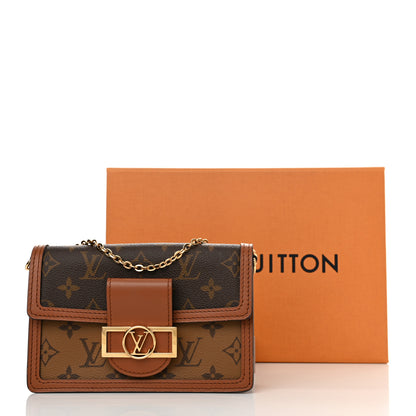 Louis Vuitton Reverse Monogram Dauphine Chain Wallet 10 of 10