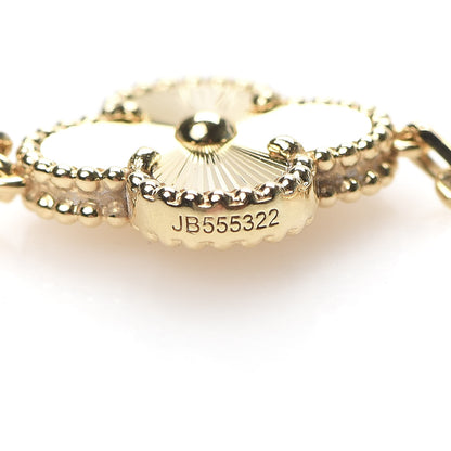 Van Cleef & Arpels 18K Yellow Gold 5 Motifs Guilloche Vintage Alhambra Bracelet 6 of 8