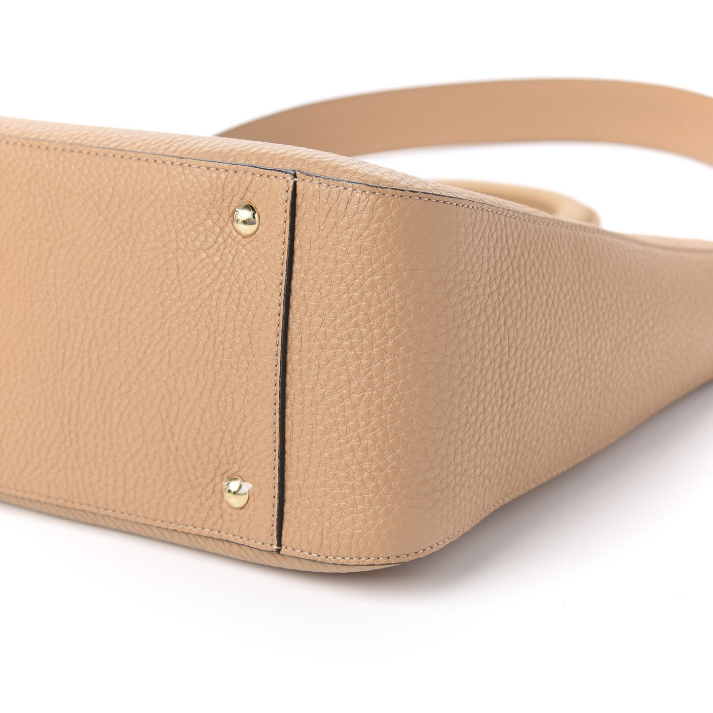 Cuoio Romano Selleria Medium FF Tote Miele Scuro