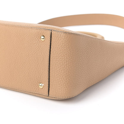 Fendi Cuoio Romano Selleria Medium FF Tote Miele Scuro 7 of 9