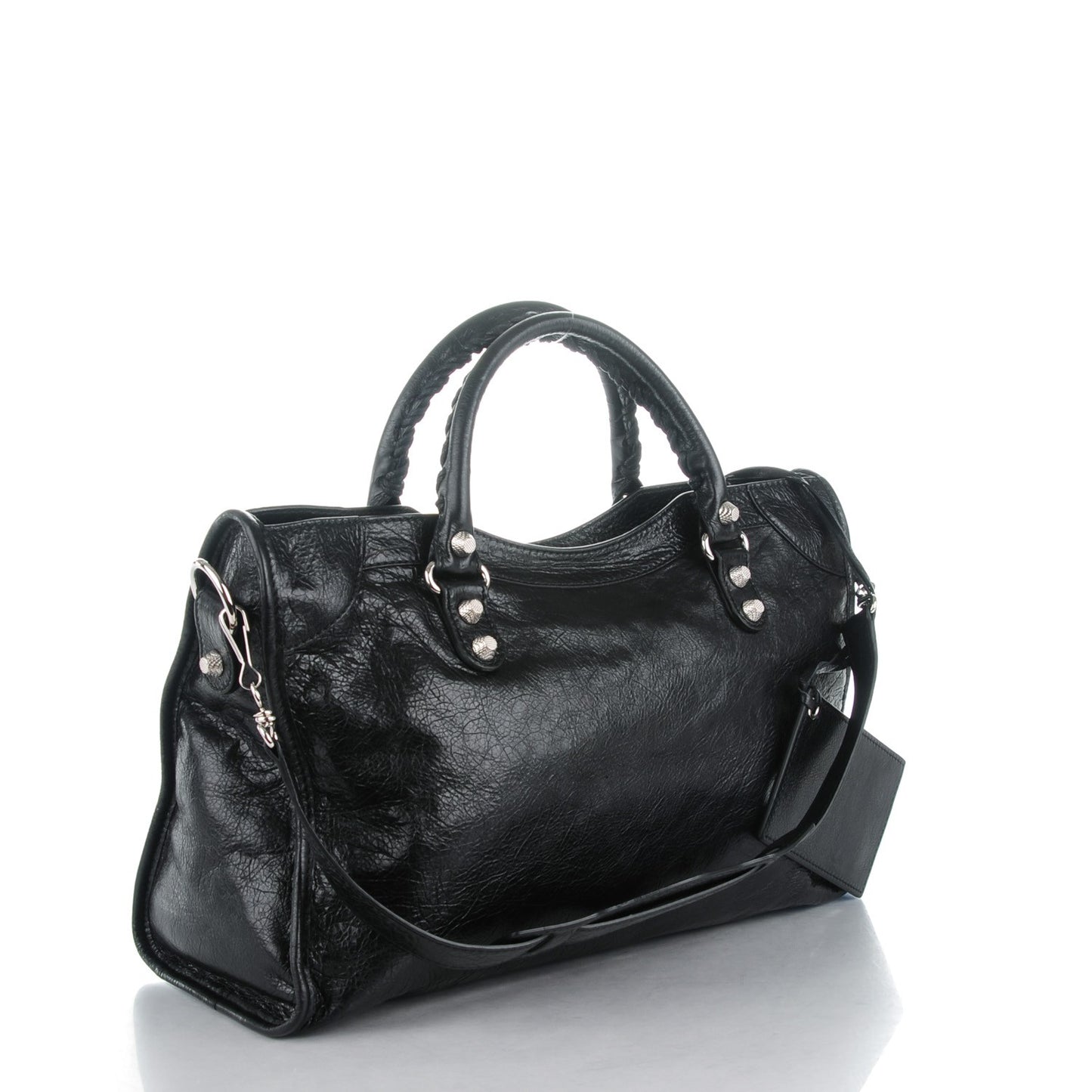 Agneau Giant 12 Silver Hardware City Black