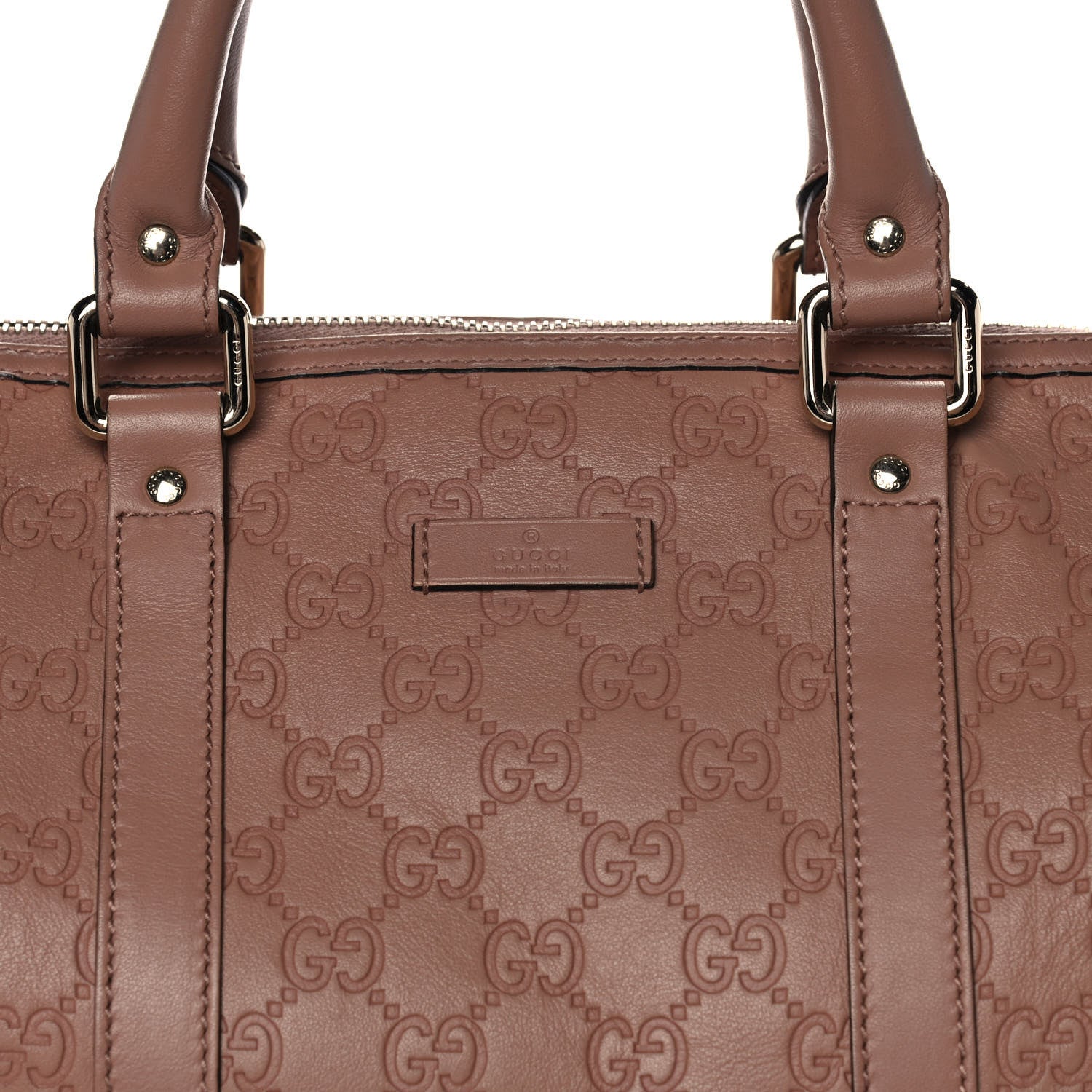 Gucci Guccissima Medium Joy Boston Winter Rose 9 of 13