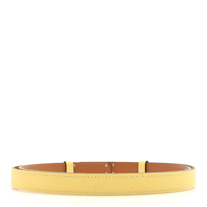 Hermes Epsom Kelly Belt Jaune Poussin 2 of 4