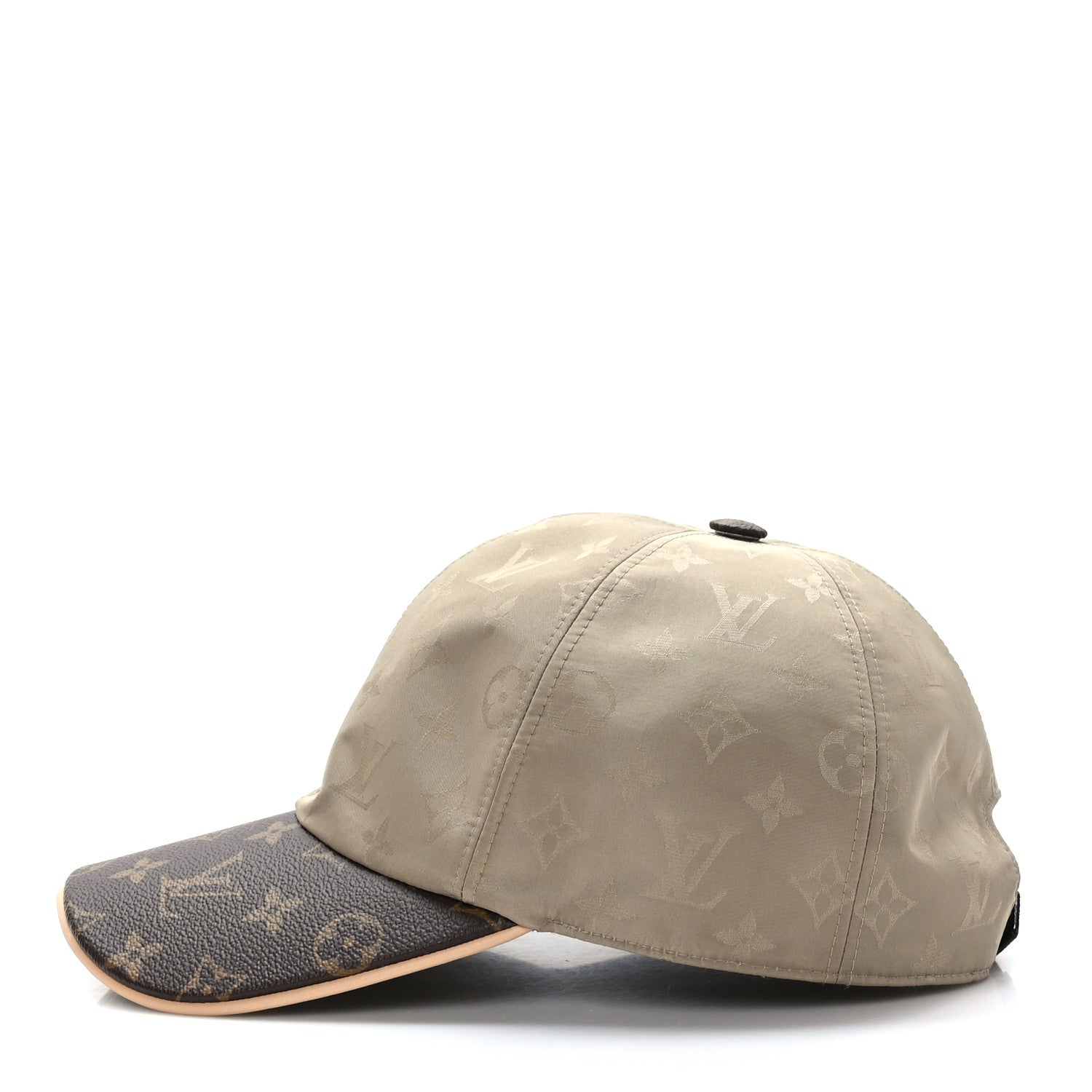 Louis Vuitton Polyester Silk Monogram LV Get Ready Cap L Beige 3 of 7