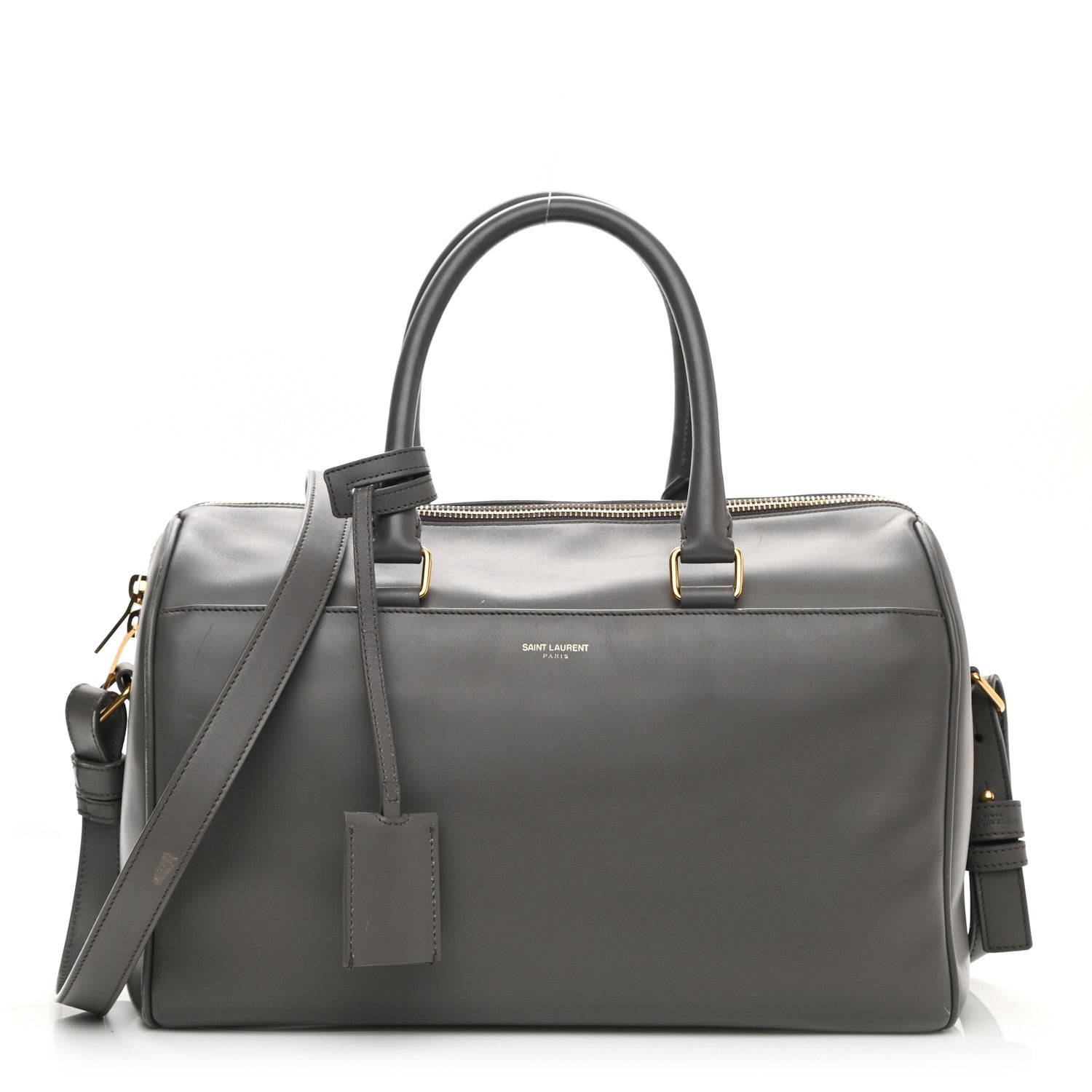 Saint Laurent Calfskin Classic Duffle 6 Earth 1 of 12
