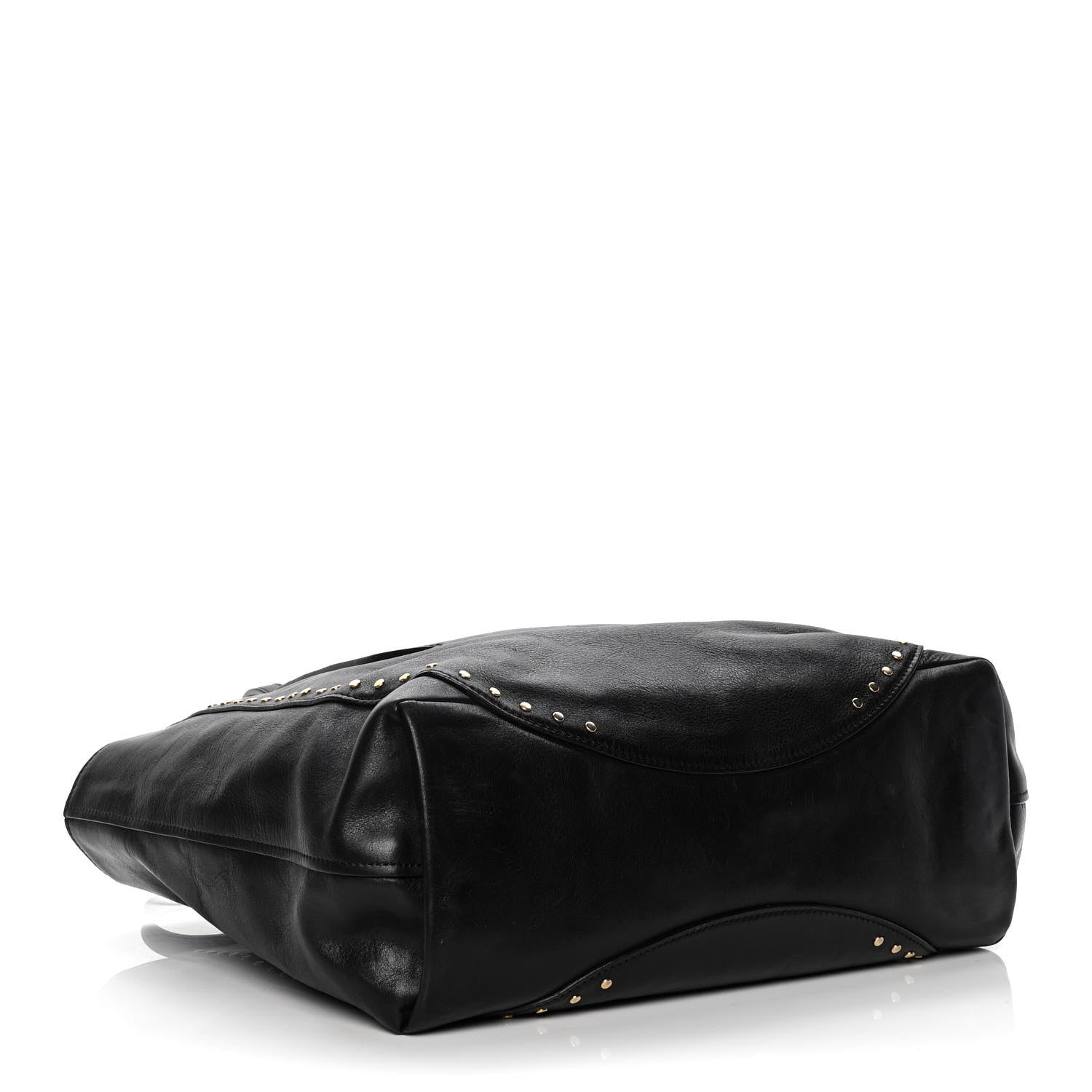 Chloe Calfskin Studded Isa Tote Black 3 of 8