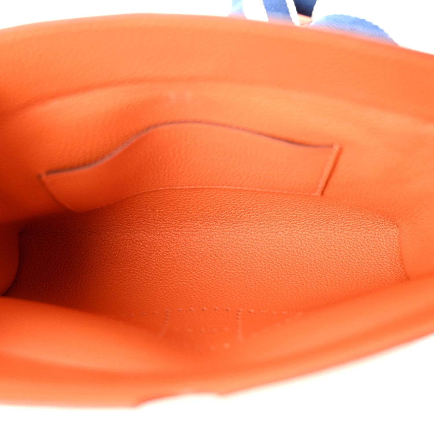 Hermes Togo Videpoches Orange White Bleu Saphir 5 of 9