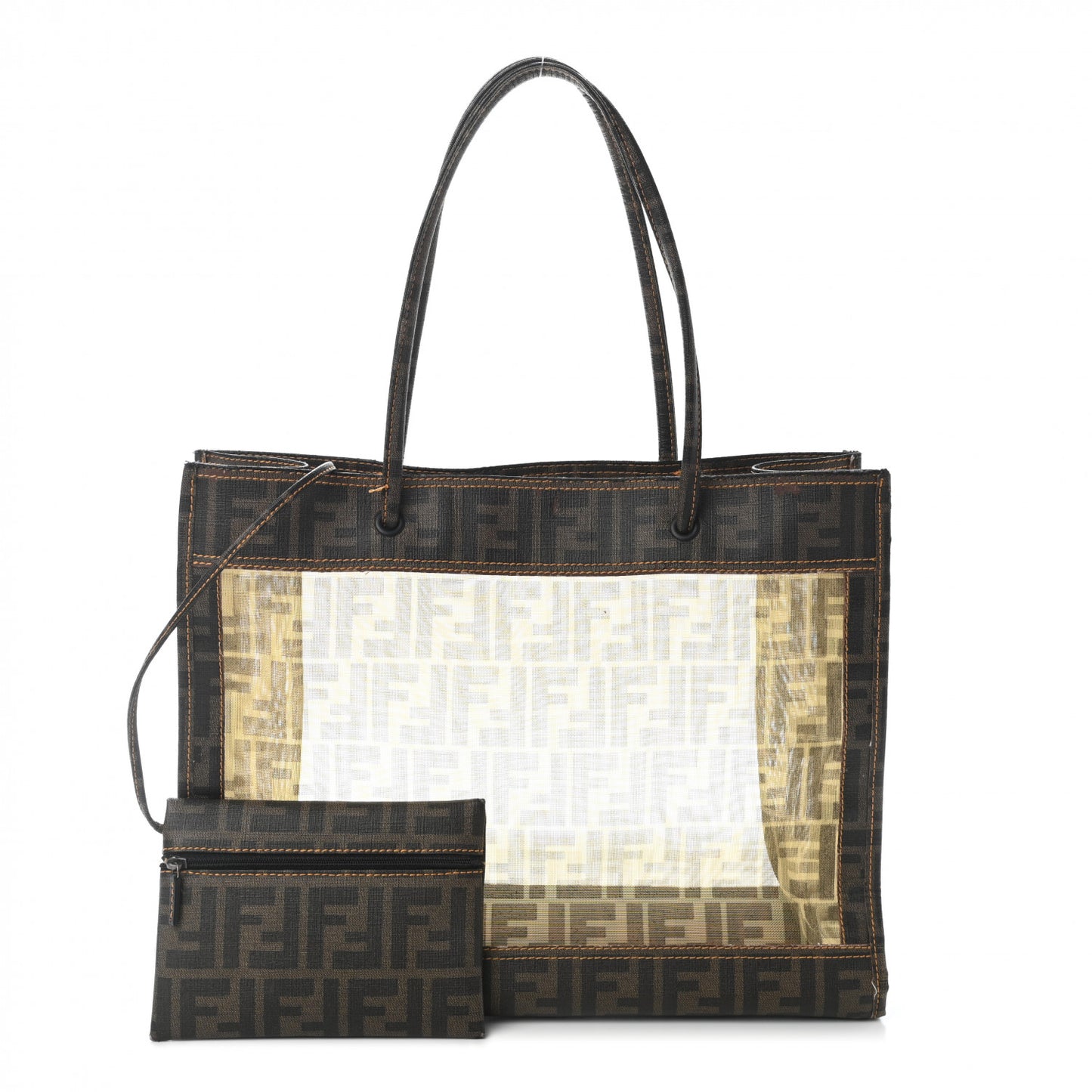 Mesh Glazed Fabric FF 1974 Tote Tobacco