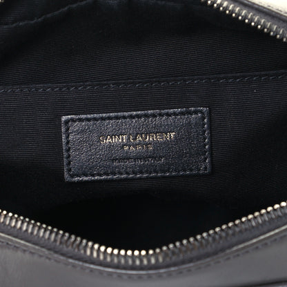 Saint Laurent Calfskin Matelasse Monogram Lou Camera Bag Asphalt 6 of 11