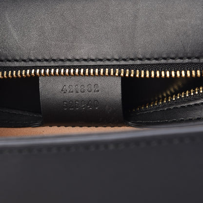 Gucci Calfskin Small Sylvie Shoulder Bag Black 7 of 9