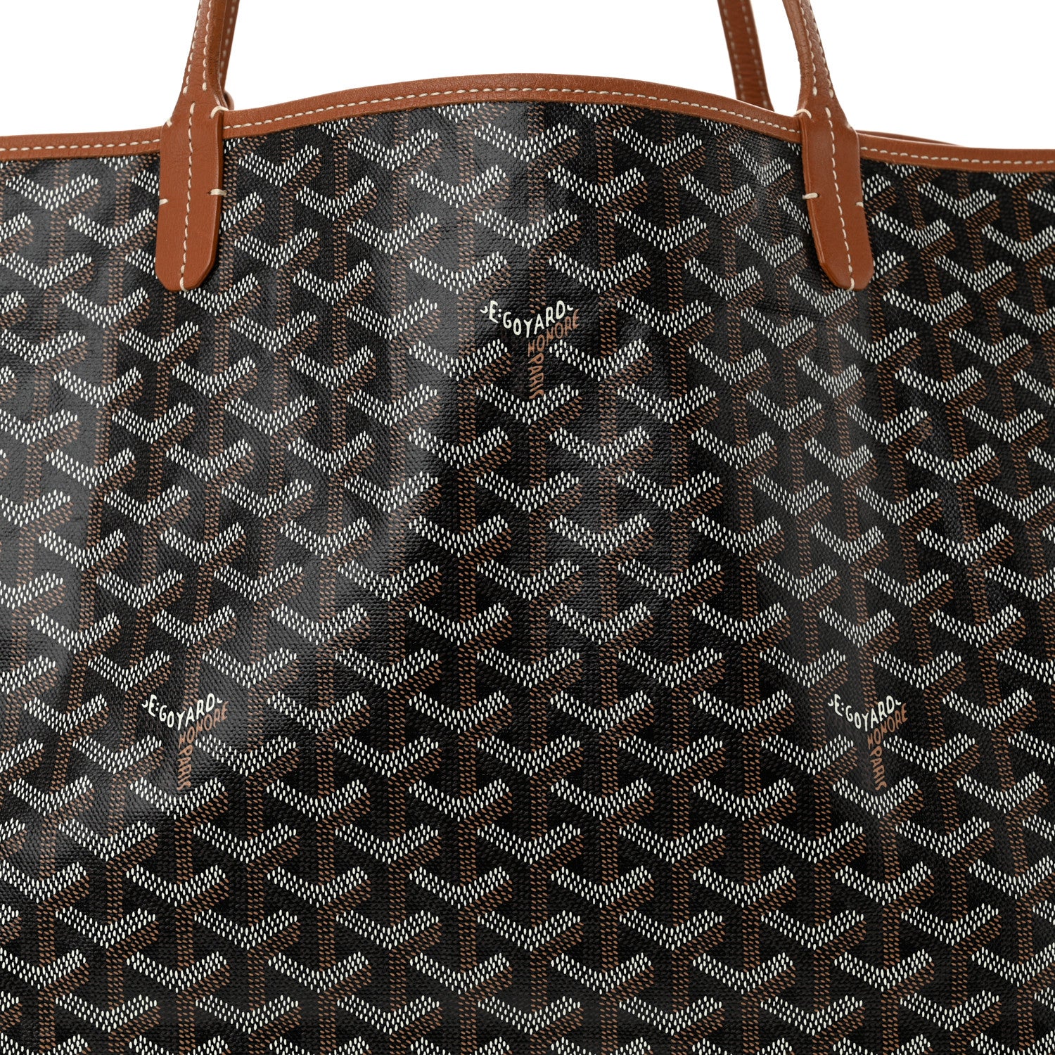 Goyard Goyardine Saint Louis GM Black Gold 9 of 14
