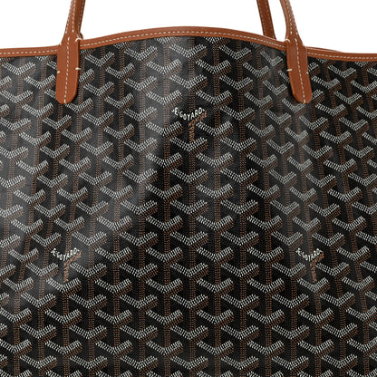 Goyard Goyardine Saint Louis GM Black Gold 9 of 14
