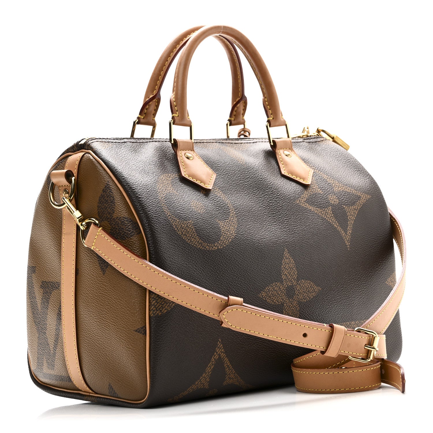 Louis Vuitton Reverse Monogram Giant Speedy Bandouliere 30 3 of 9