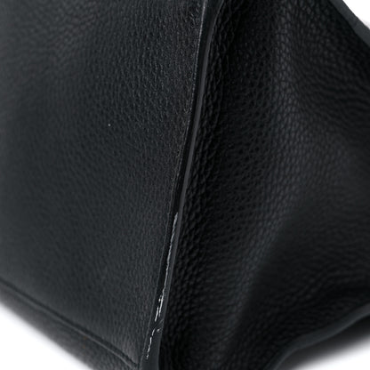 Balenciaga Veau Grana Perforated Blackout Hardware City Black 16 of 17