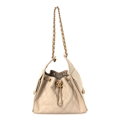 Chanel Caviar Quilted Small Chanel 25 Handbag Beige 1 of 13