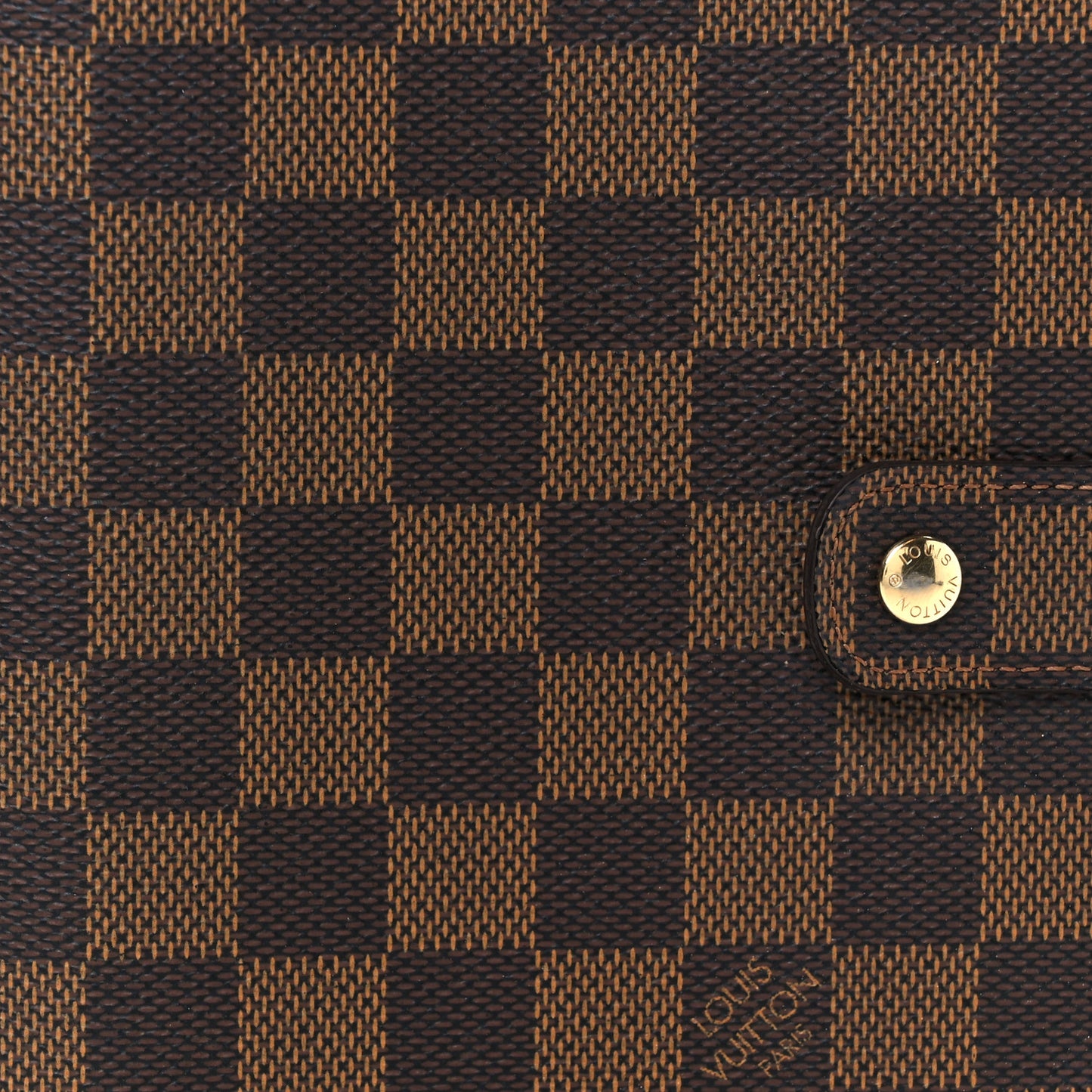 Damier Ebene Medium Ring Agenda Cover