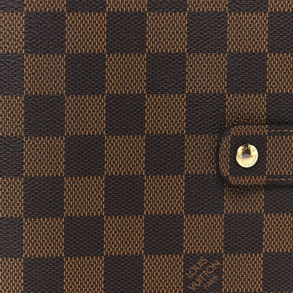 Louis Vuitton Damier Ebene Medium Ring Agenda Cover 14 of 16