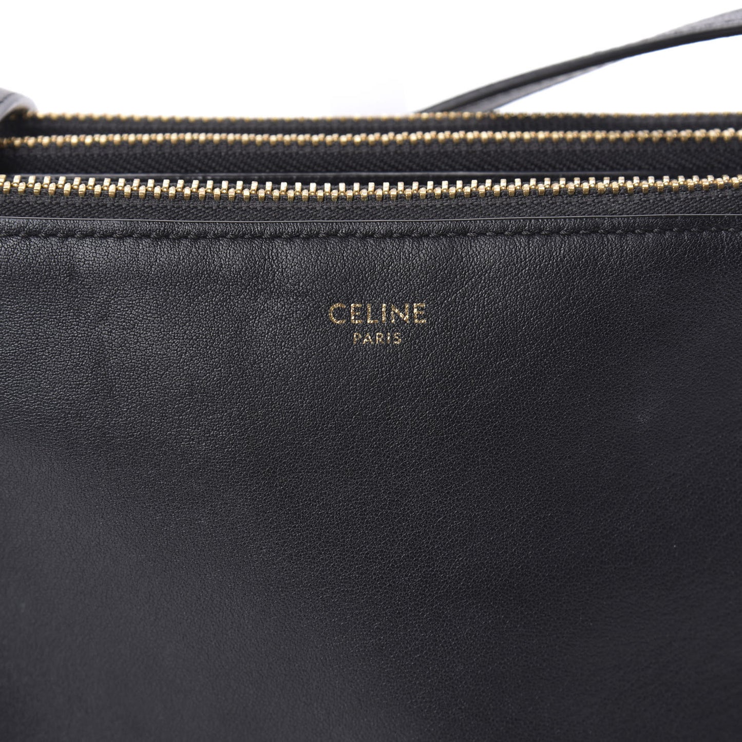 Lambskin Small Trio Crossbody Bag Black