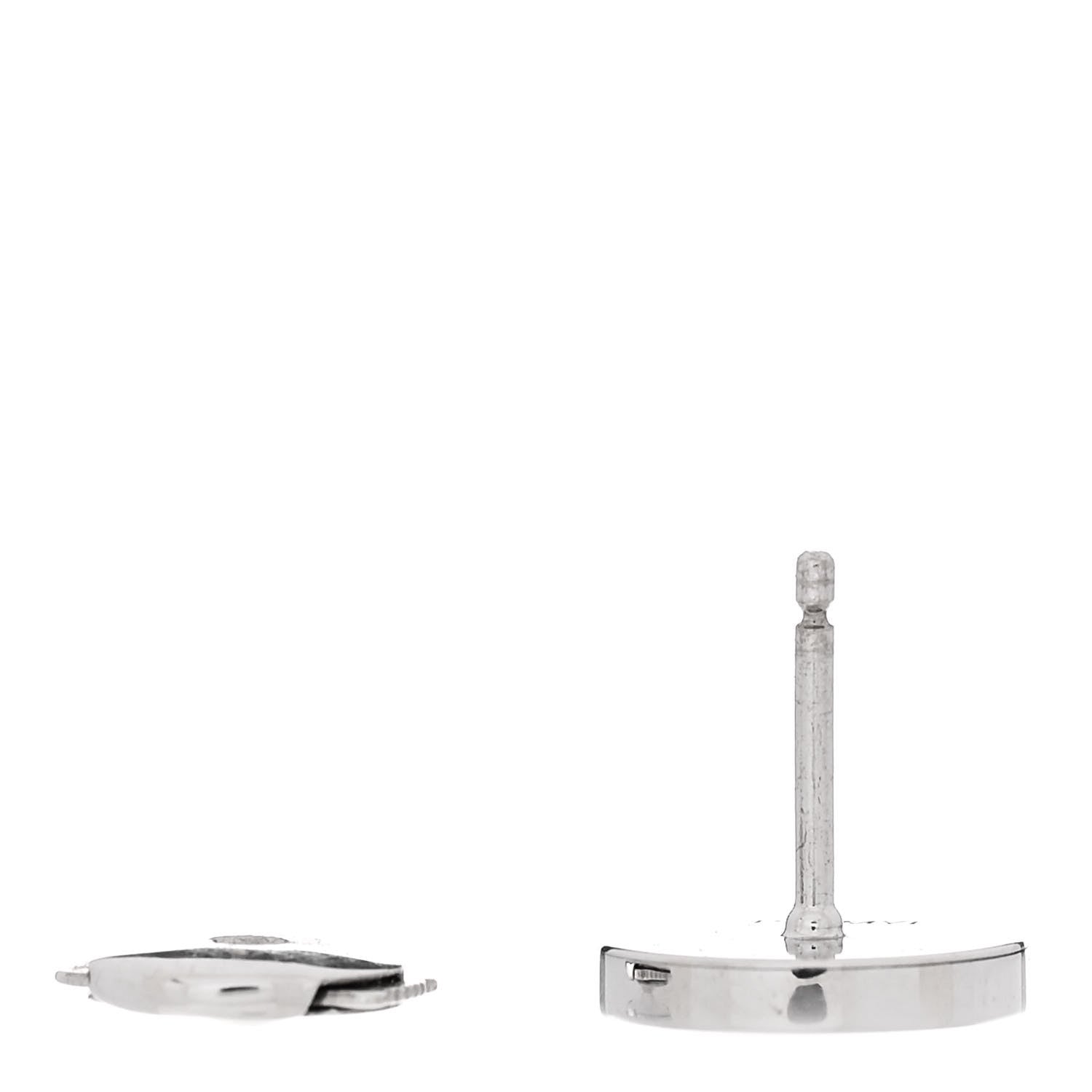 Bulgari 18K White Gold Black Onyx BVLGARI BVLGARI Single Stud Earring 3 of 4