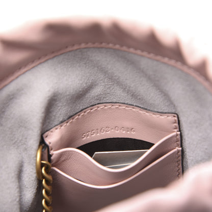 Gucci Calfskin Matelasse Mini GG Marmont 2.0 Bucket Bag Perfect Pink 4 of 7