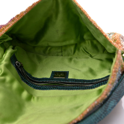 Fendi Lizard Beaded Baguette Multicolor 5 of 12