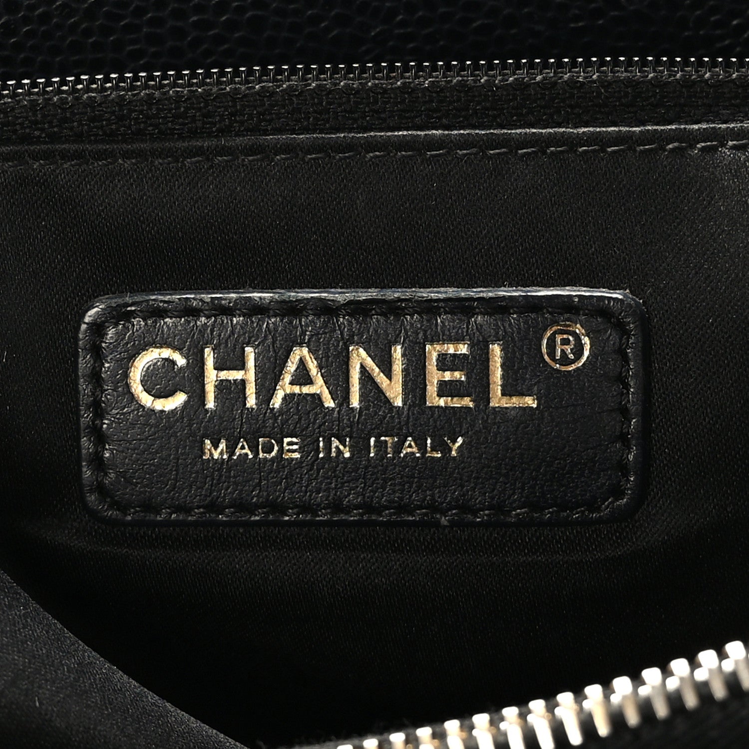 Chanel Caviar Quilted Grand Shopping Tote GST Black 7 of 10