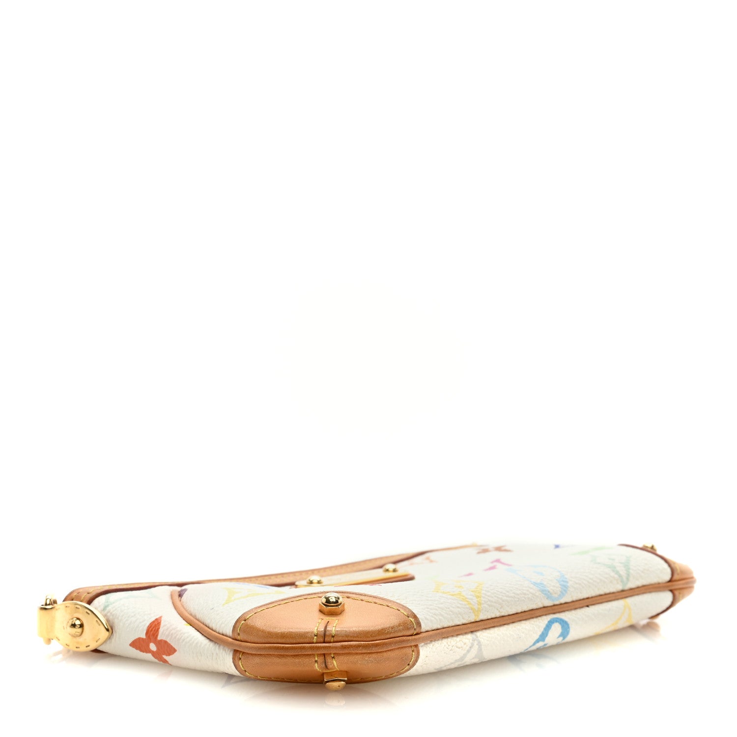Louis Vuitton LOUIS VUITTON Monogram Multicolor Pochette Milla MM White 4 of 11