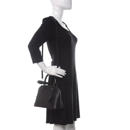 Louis Vuitton Epi Alma BB Black 2 of 10