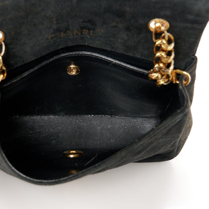 Chanel Suede Quilted Mini Flap Black 5 of 11