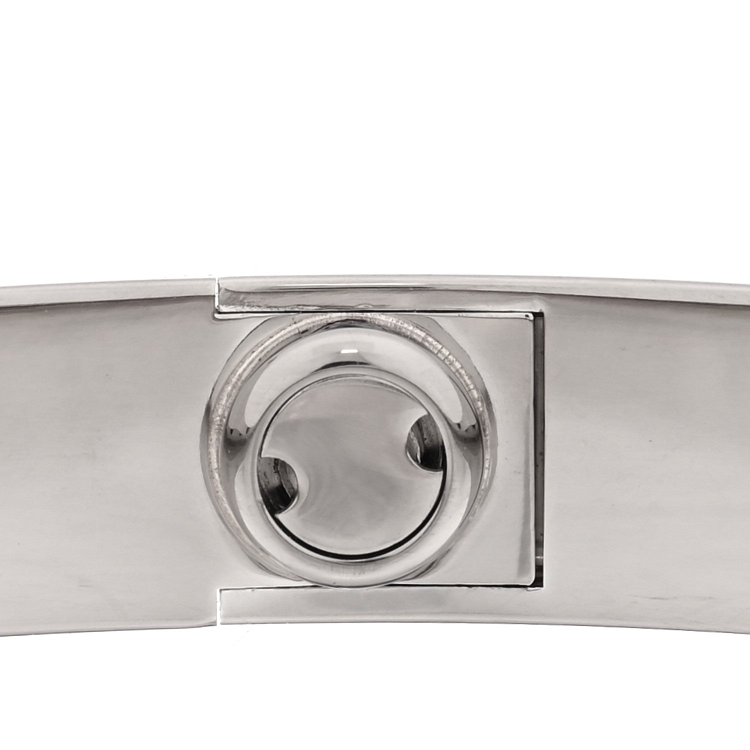 Cartier 18K White Gold LOVE Bracelet 16 7 of 10