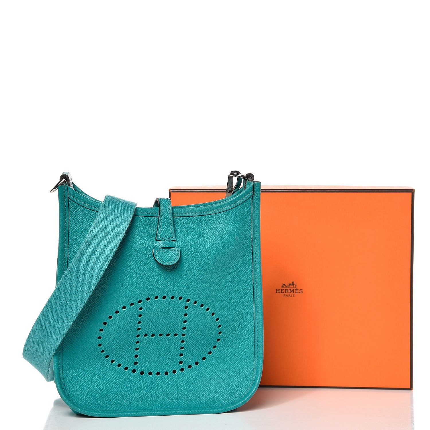 Hermes Epsom Evelyne TPM Bleu Paon 9 of 9