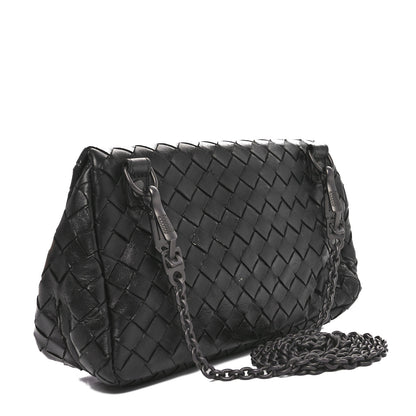 Bottega Veneta Nappa Intrecciato Small Chain Crossbody Black 3 of 12