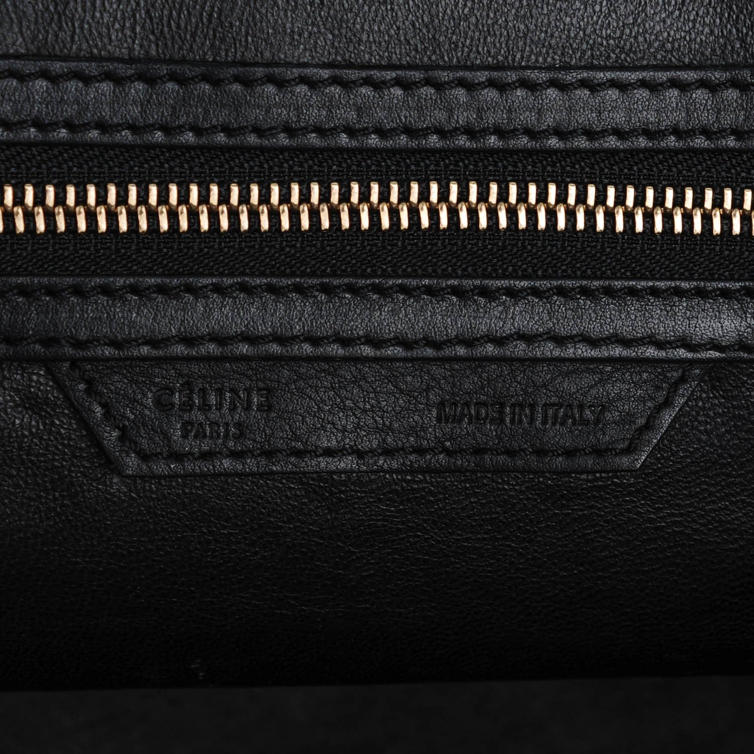 Celine Smooth Calfskin Mini Luggage Black 6 of 8