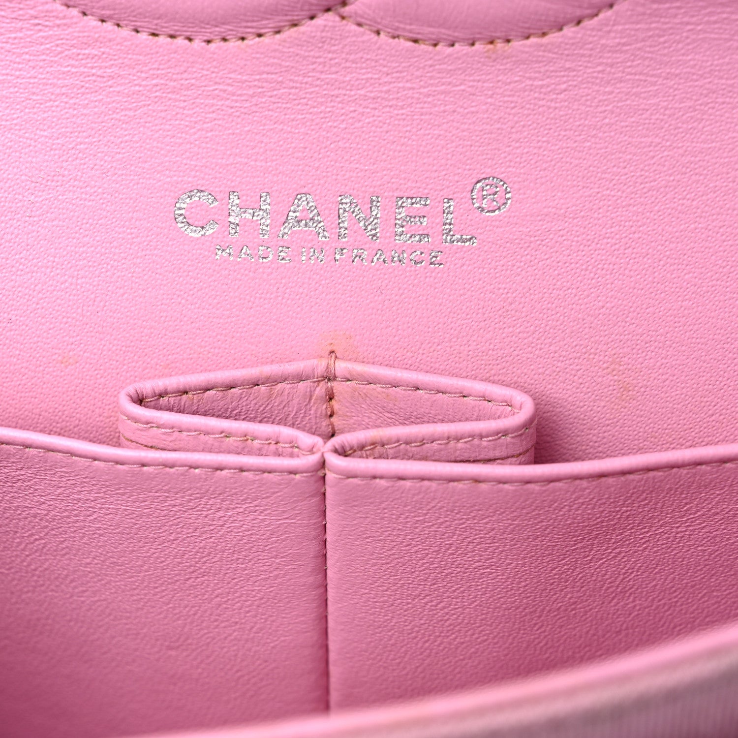 Chanel Jersey Quilted Medium Double Flap Pink 9 of 11
